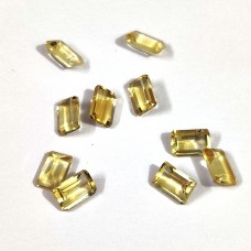 Citrine 6x4mm rectangle facet 0.54 cts